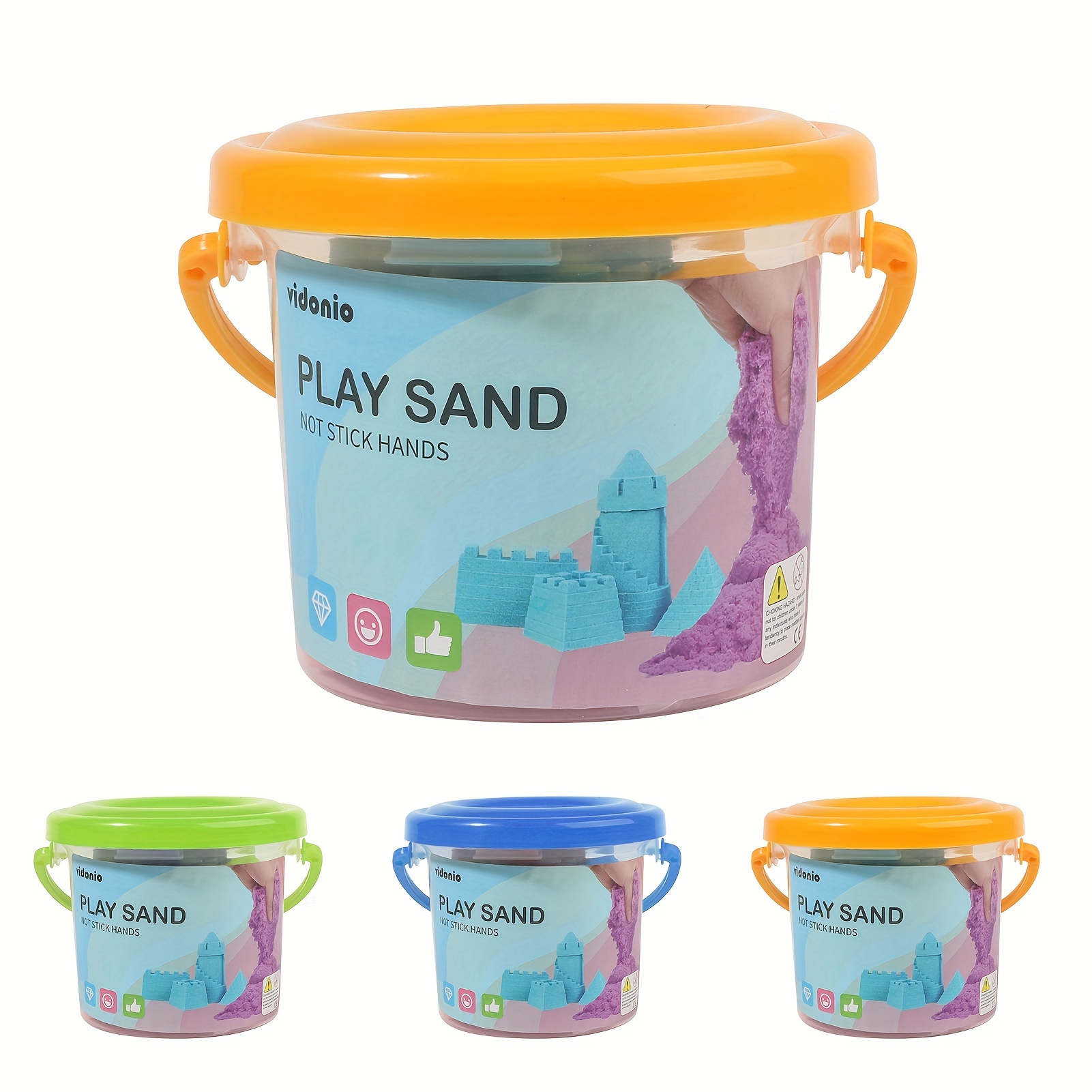 Dynamic Sand Toys Mould Set DIY Indoor Magic Sand Color Mud Plasticine  Color Sand Educational Toy Kit - AliExpress