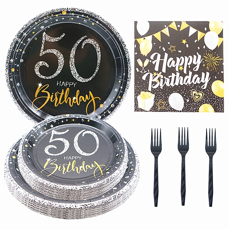 Decoraciones de cumpleaños número 50 para mujer, suministros de cumpleaños  número 50 para mujer con fabulosos globos de flores de otoño color champán
