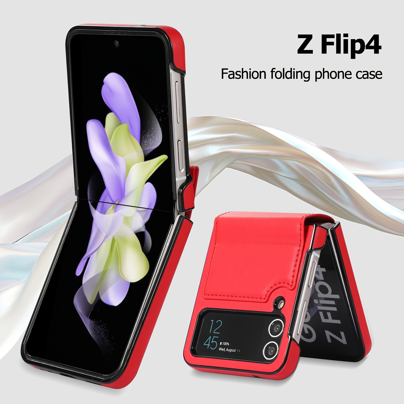 Funda Teléfono Soporte Anillo Galaxy Z Flip 4 Z Flip 3 5g - Temu