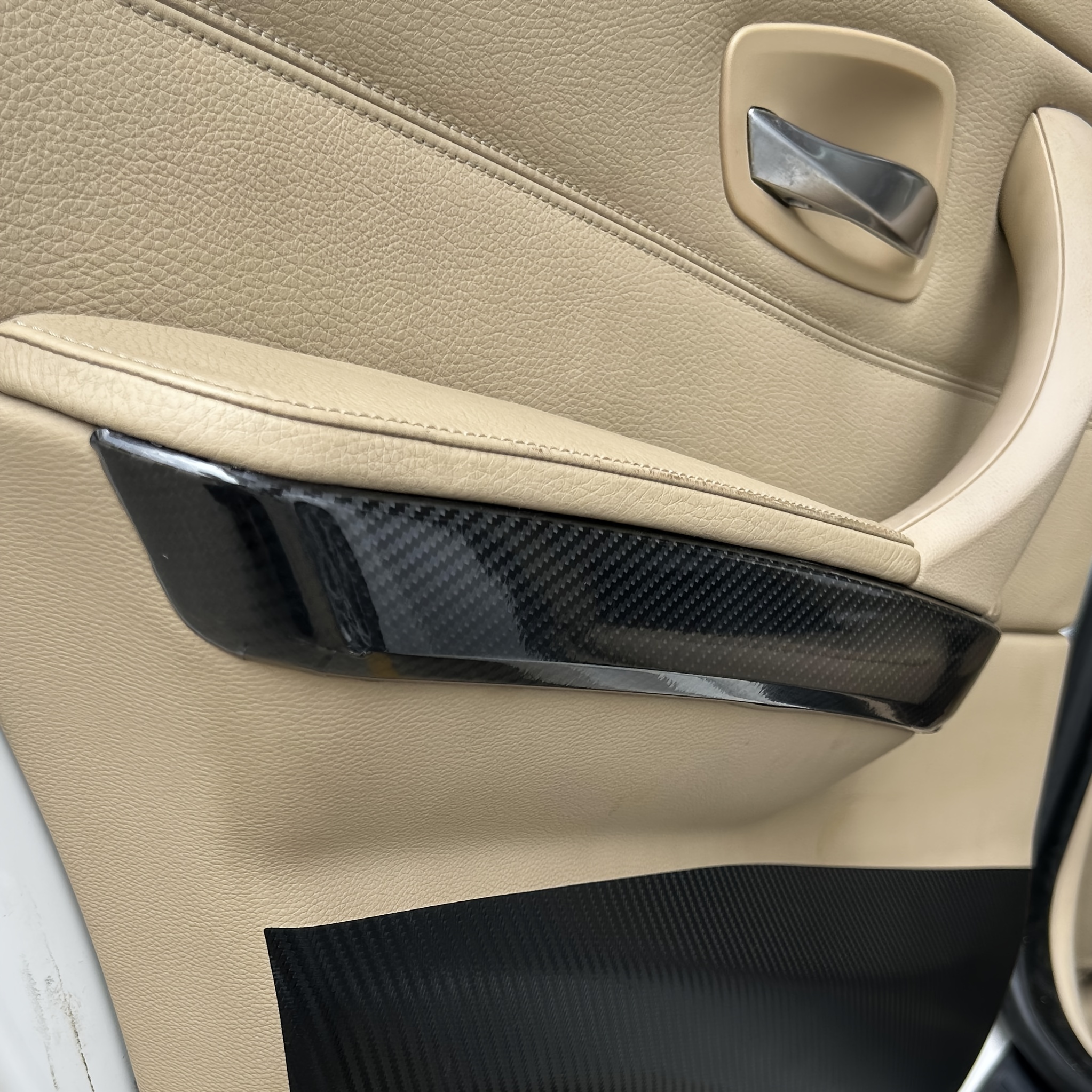 Auto-innenraum-mittelkonsole-panel-türgriff-3d-5d-kohlefaser-aufkleber- aufkleber, Auto-styling-zubehör 5er F10 F11 2011-2017 - Auto - Temu Austria