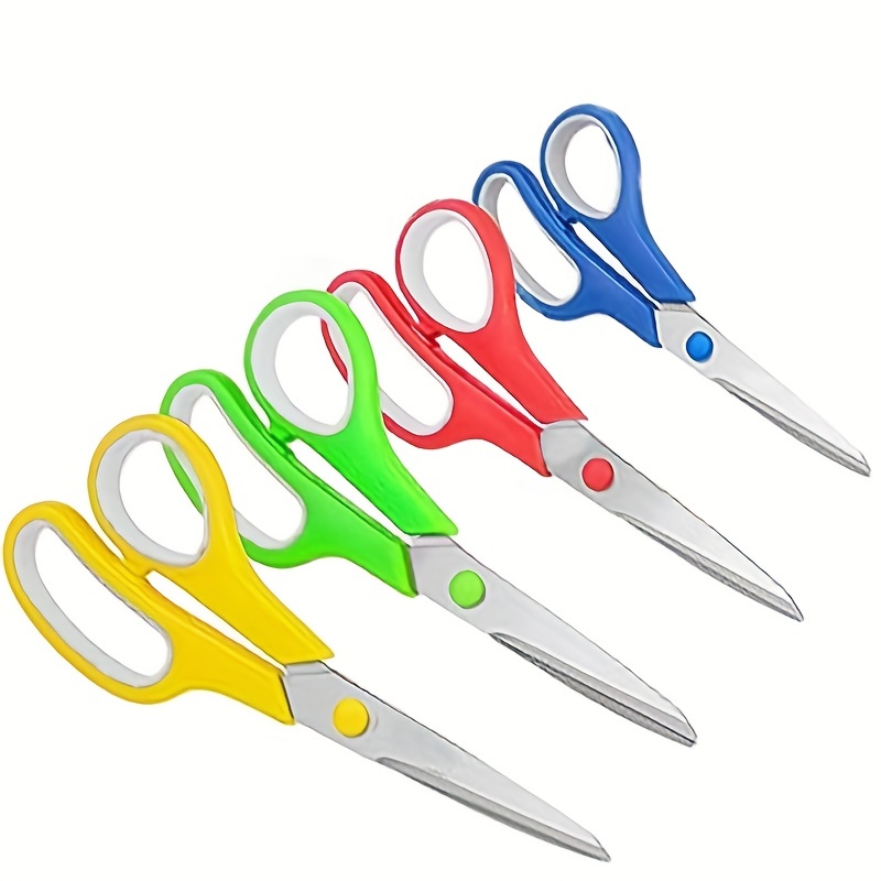Dual Color Stainless Steel Scissors Multifunctional Office - Temu