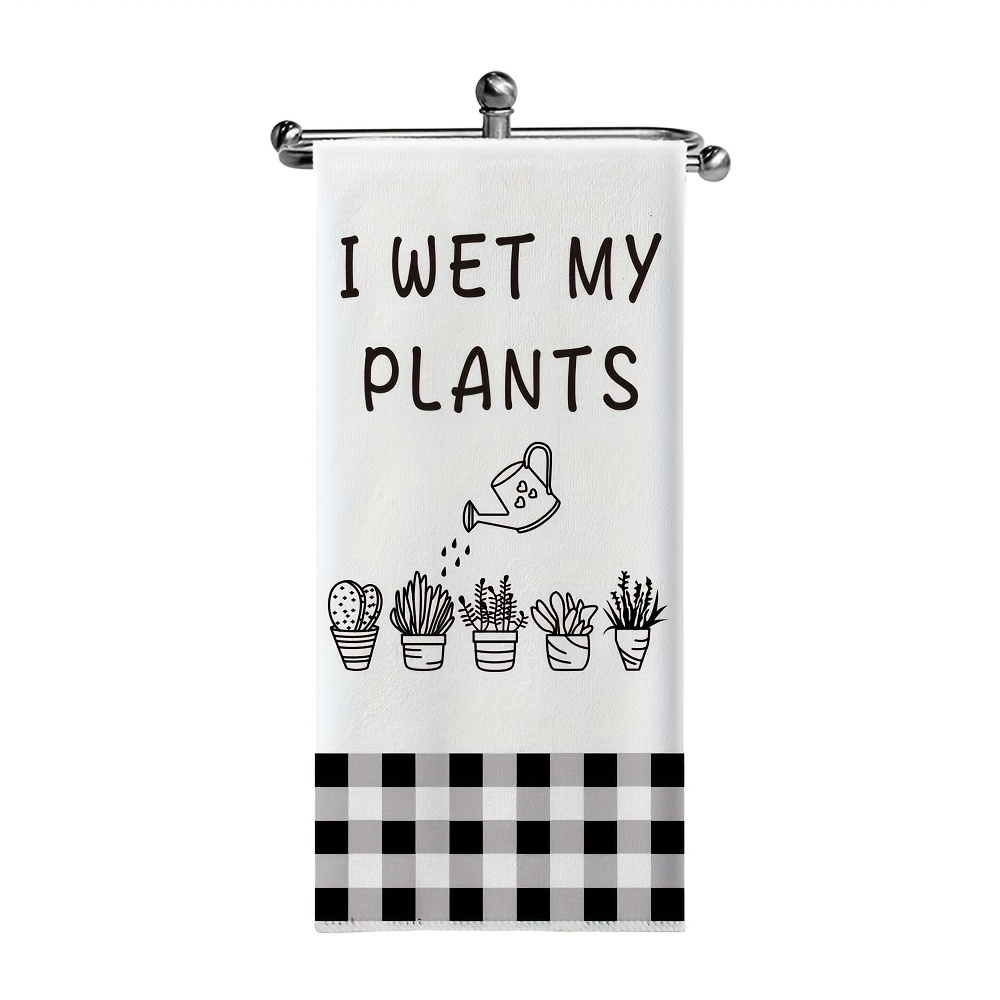 Funny Kitchen Towels, Plant Lover Gifts For Women Gardener, Plant