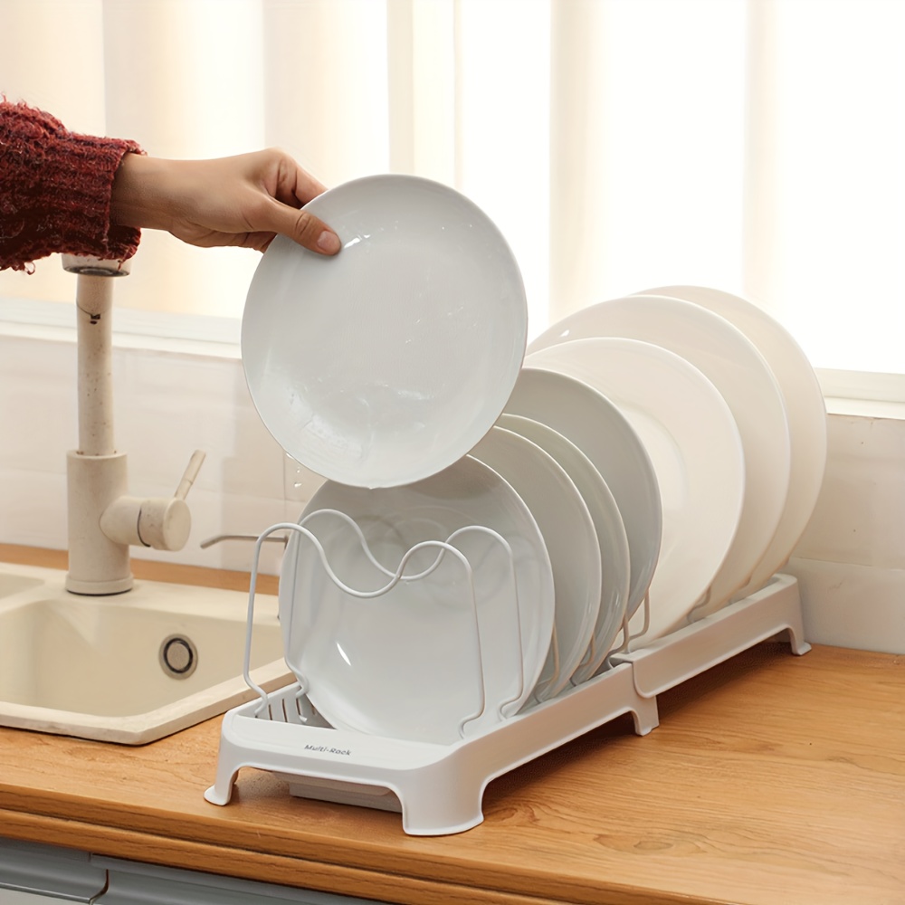 1pc Rubber Dish Drying Mat, Minimalist Dish Drainer Mat For Kitchen
