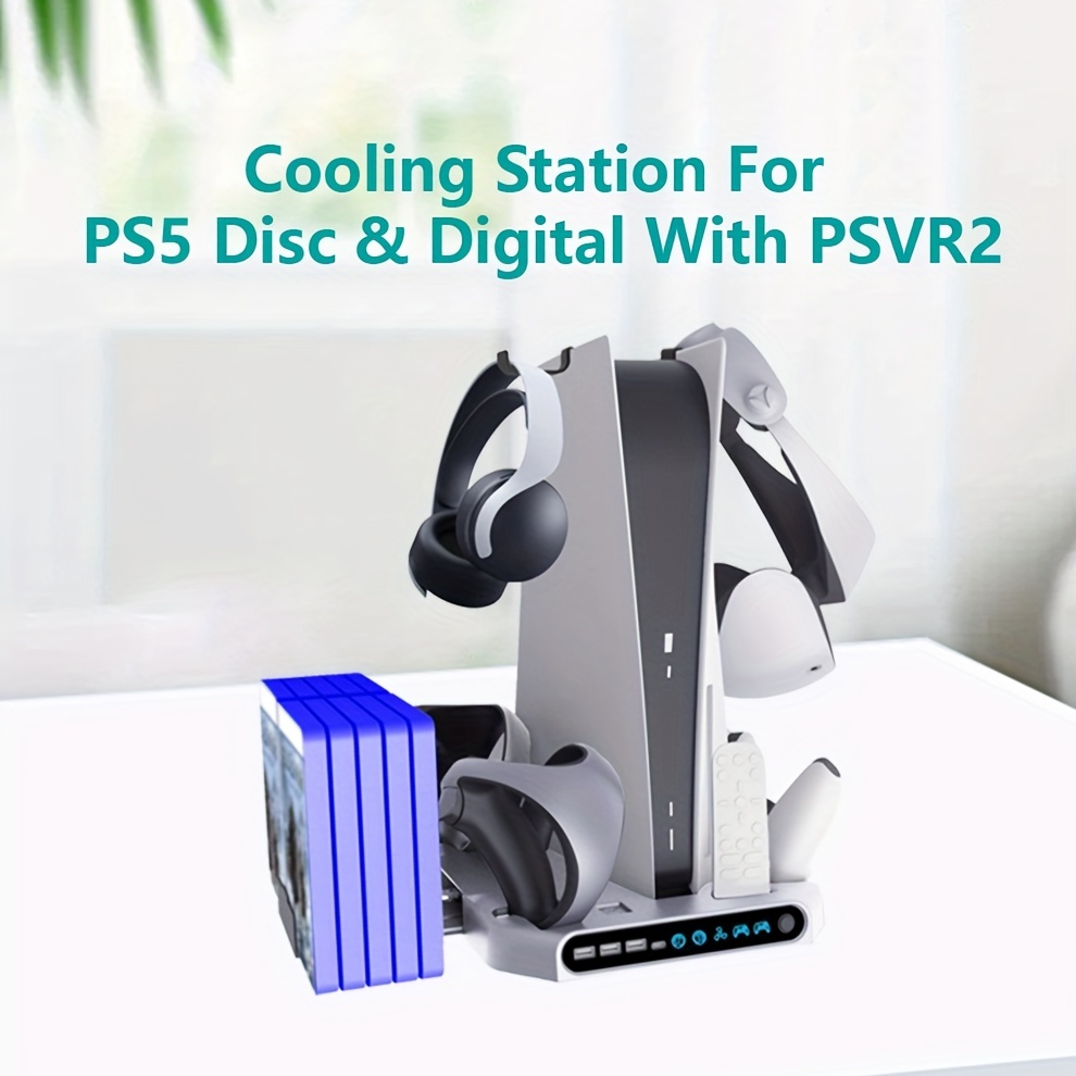 Hanging Charging Station For Ps Vr2 / Ps5 Accessories Organizer, Ps 5 Psvr  2 Controllers Charger Charging Dock, Playstation 5 Controller Ps Vr 2  Accessories Headset Stand Holder - Temu