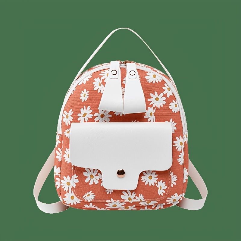Convertible Faux Leather Small Mini Backpack Rucksack Sling bag Purse Cute  Bag