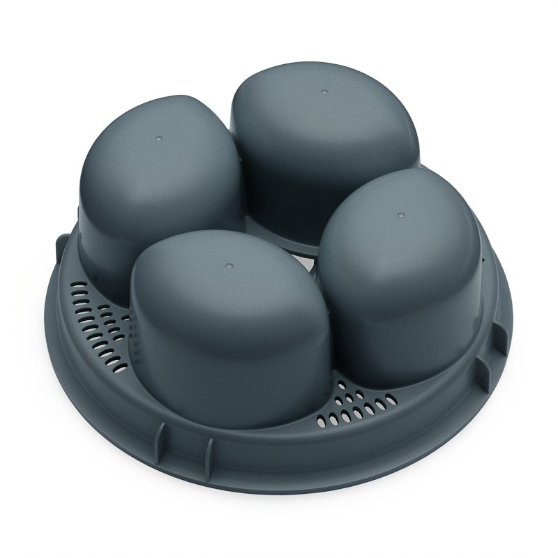 1 Egg Maker, 4 Egg Molds Steam Basket For Thermomix Tm5 Tm6, Egg