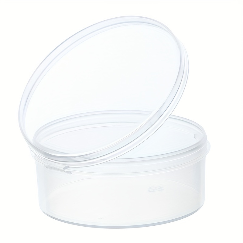 Round Plastic Storage Containers  Round Clear Plastic Container - 10pcs  Round Clear - Aliexpress