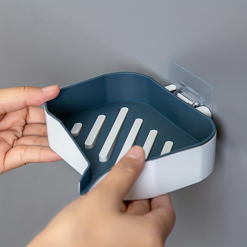 Wall Mounted Double Layer Soap Dish for Bathroom Organization