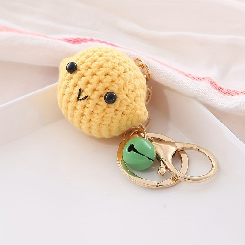 Cute Keychain Fruit Pendant Creative Exquisite Car Chain Circle Male and Female Bag Hanging Decoration Small Ornament,Temu