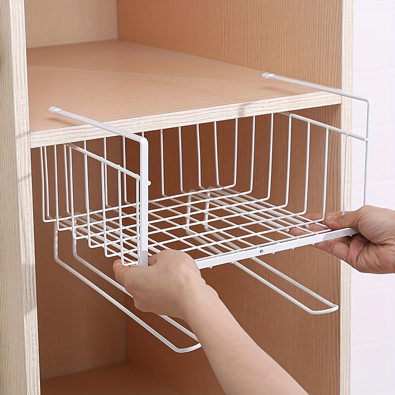 Hanging Basket Kitchen Shelves Suspended Layered - Temu