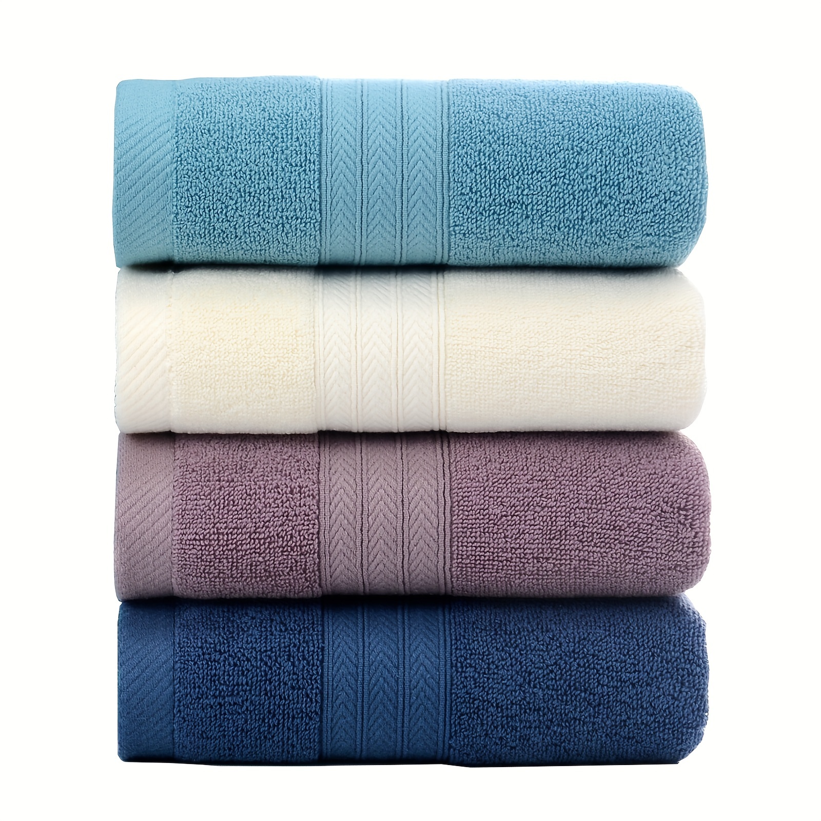 Super Absorbent Cotton Bath Towel Soft And Comfortable For - Temu