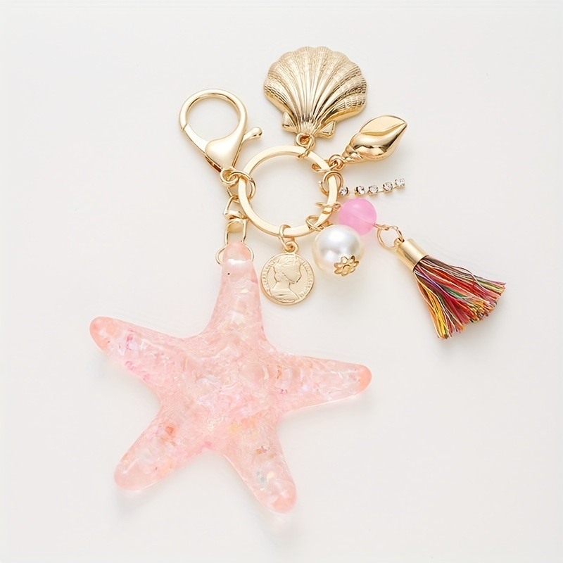 Accessories Key Starfish, Starfish Shell Key Chain