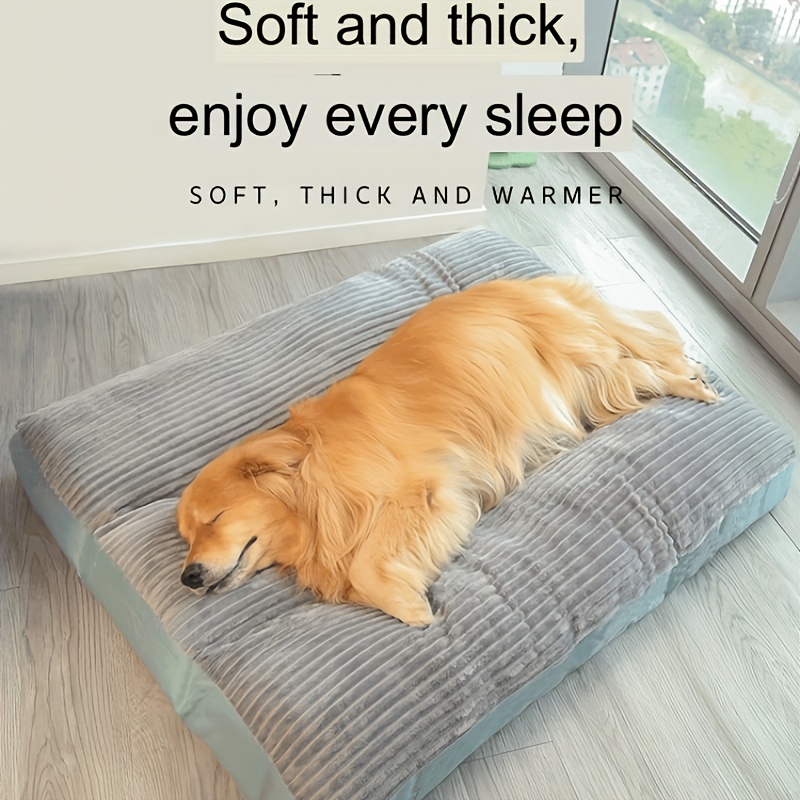 RSUNG Tapis de lit pour chien en velours corail doux pour animal de  compagnie - Tapis de sol chaud et antidérapant pour salon, chambre à  coucher (rond, 140 cm, café) : : Animalerie