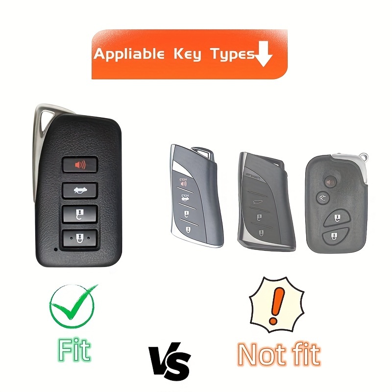 Key Fob Cover With Lanyard Key Chain For Es350 For Es300h For Ux200 For  Ls500 For Ls500h For Lc500 For Lc500h Smart Remote Control - Temu