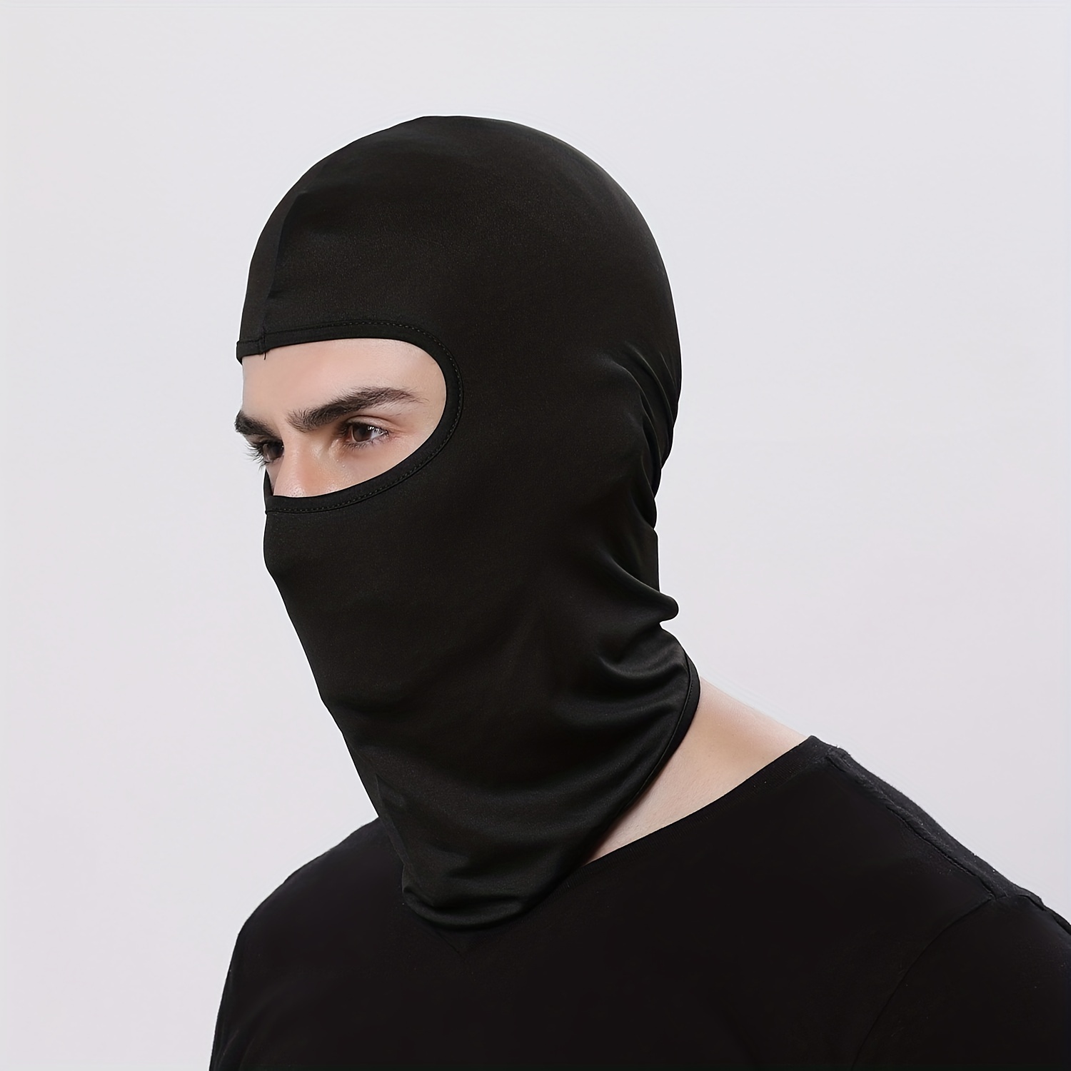 Balaclava Face Mask Protección Uv Balaclava Hombres Mujeres Árabe Medios  Sunhood Táctico Ligero Esquí Motocicleta Correr Montar Negro - Automotriz -  Temu