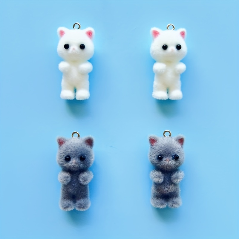 Random Color Cute Cat Shape Charms Pendant For Jewelry - Temu