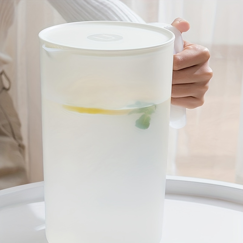 1pc 3.5L Refrigerator Cold Kettle With Faucet Lemonade Bottle