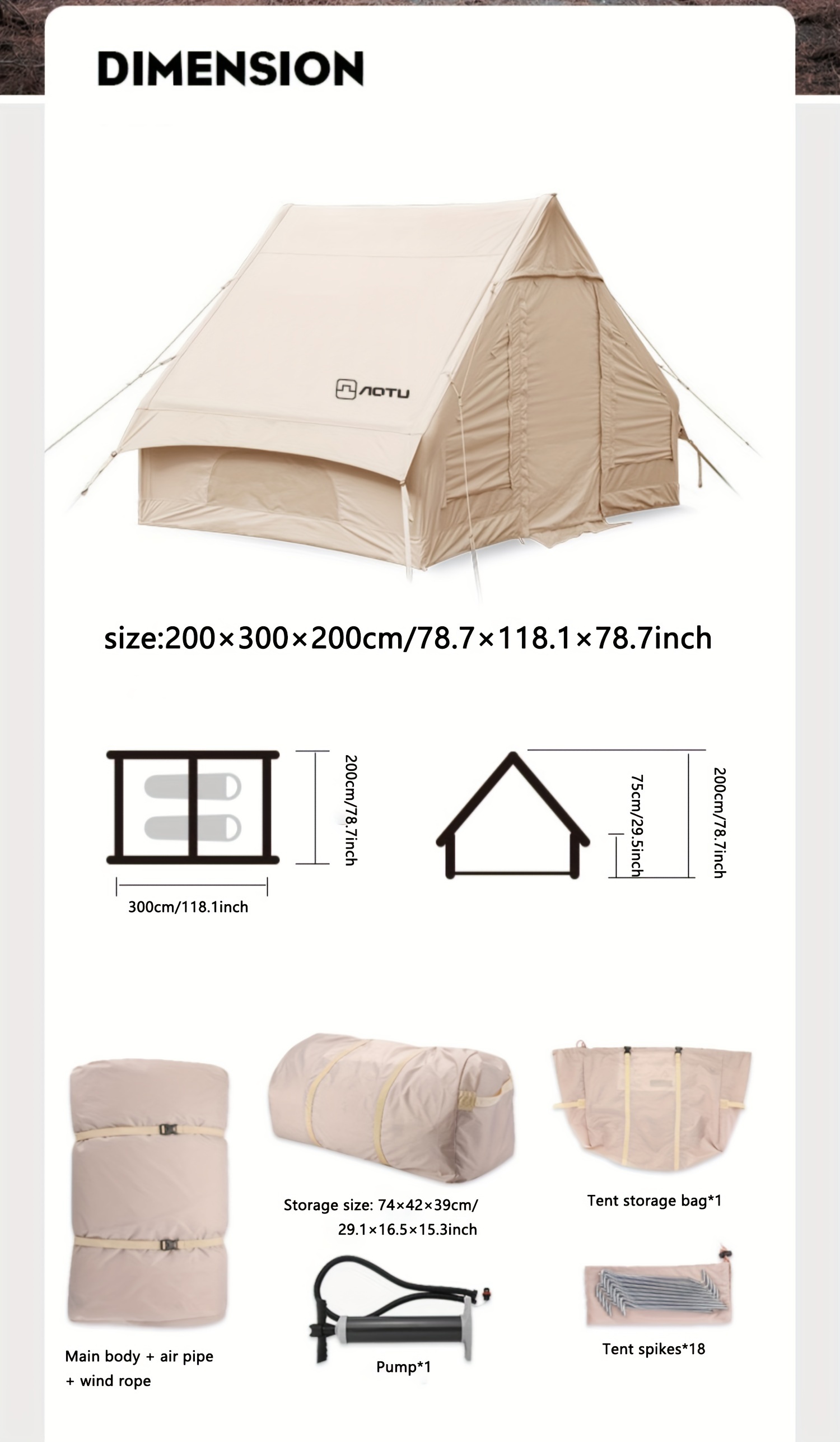 Outdoor Inflatable Tent House type Thickened Oxford Cloth - Temu
