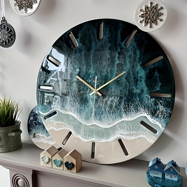 1pc Diy Clock Mold - Large Size Clock Resin Mold, 3d Personalized Clock  Silicon Casting Epoxy Resin Photo Display Stand Home Wall Decor And  Handmade Gift Making Material
