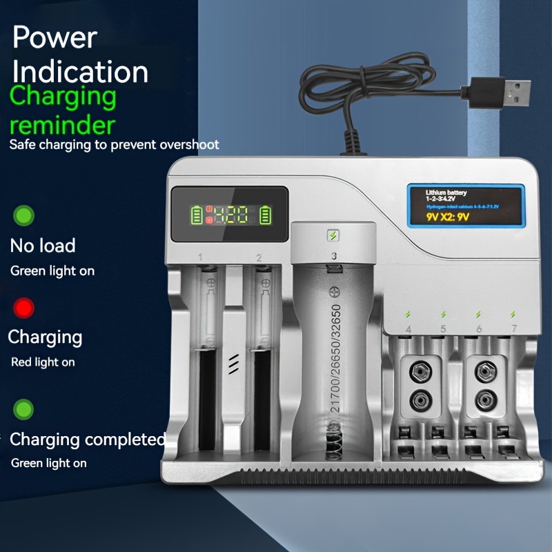 1s 3.7v Lipo Battery 5 port Balance Charger Ph2.0 Plug Xh4.0 - Temu