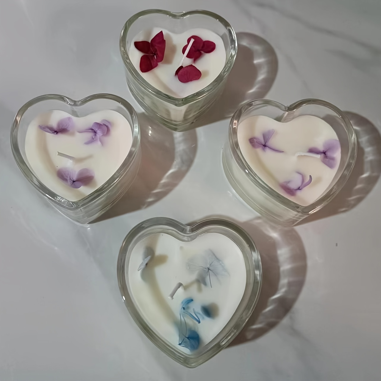 Heart shaped Aromatherapy Candle Party Atmosphere - Temu