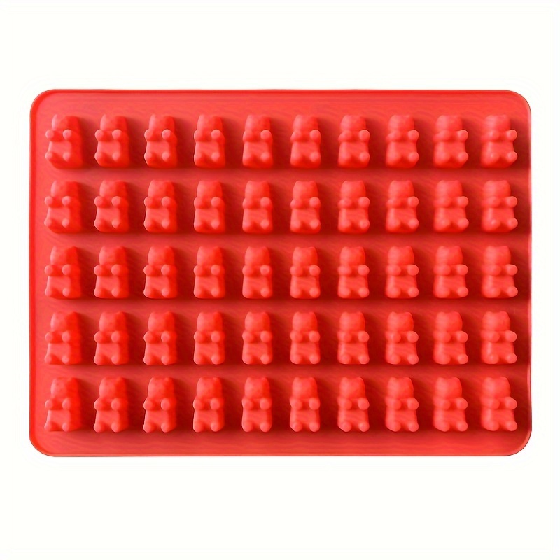 Generic Gummy Bear Mold Gummy Molds, 50 Holes Bear Silicone Cake Fondant  Mold Chocolate Baking Mould - Temu