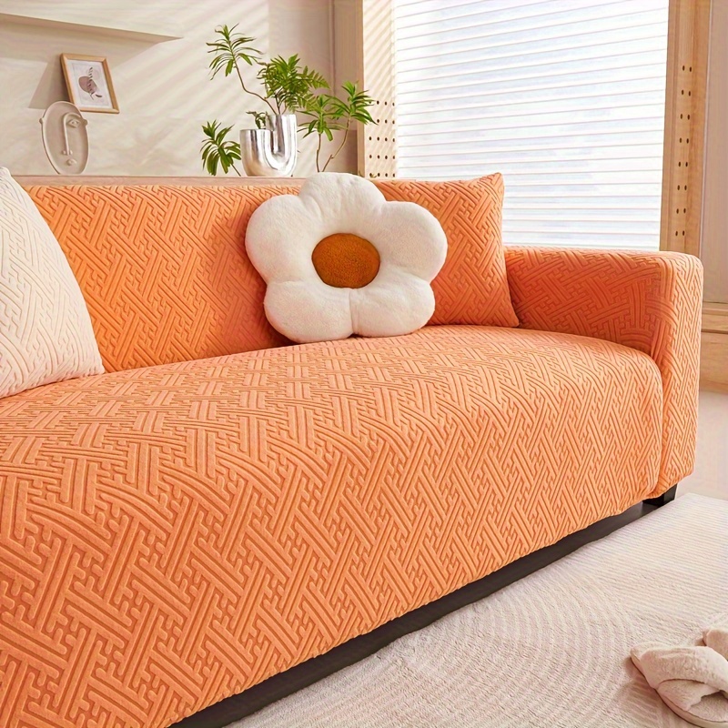 Sofa Slipcovers + Pillowcase (no Core) Stretch Sofa - Temu