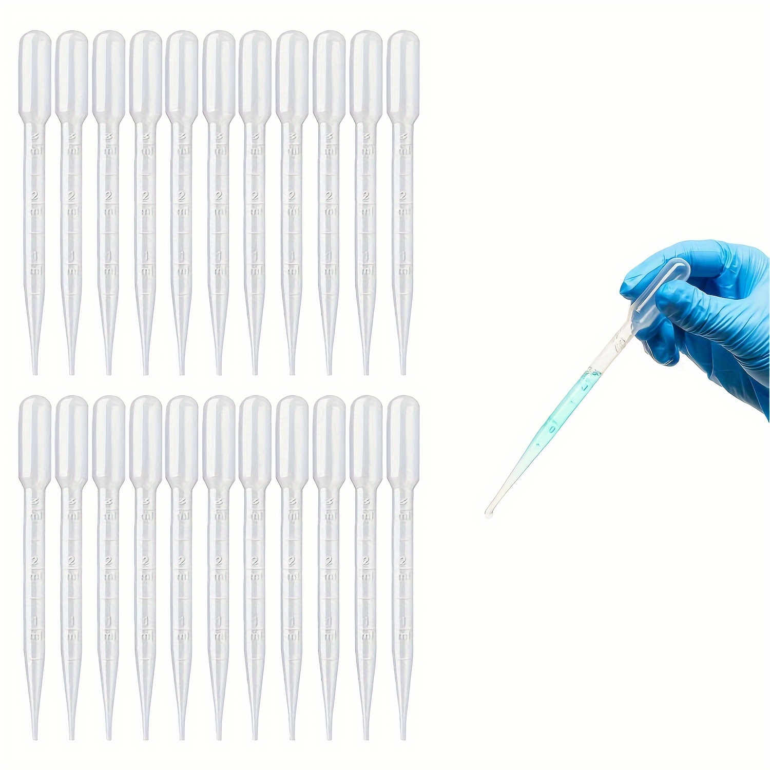Epoxy Resin Tools 0.2-3ML Disposable Squeeze Transfer Pipettes For Craft  Jewelry