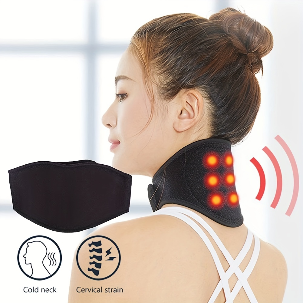 Neck Brace Self Heated Neck Support Brace Heating Pad Neck - Temu