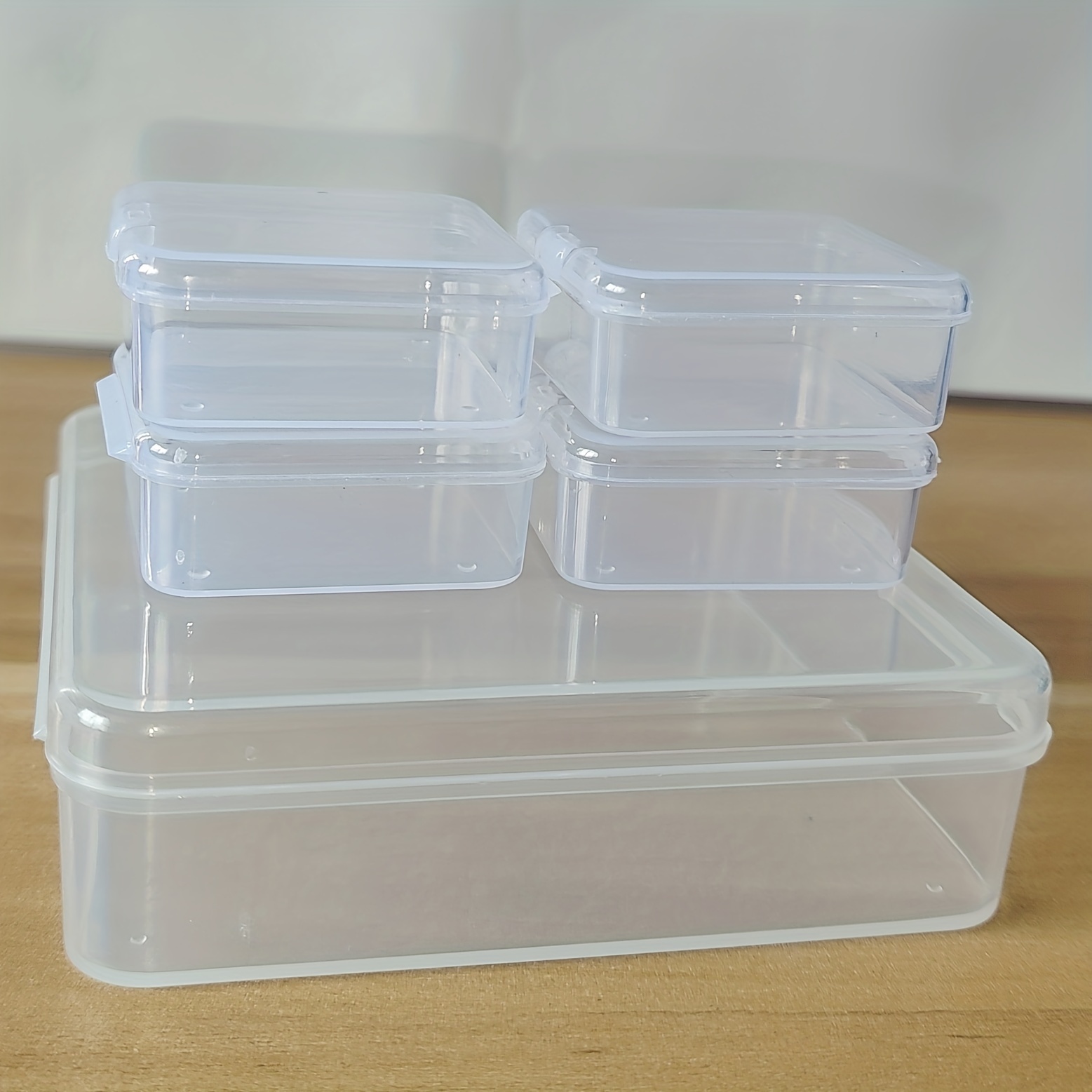 Mixed Size Rectangular Empty Mini Plastic Storage Containers - Temu