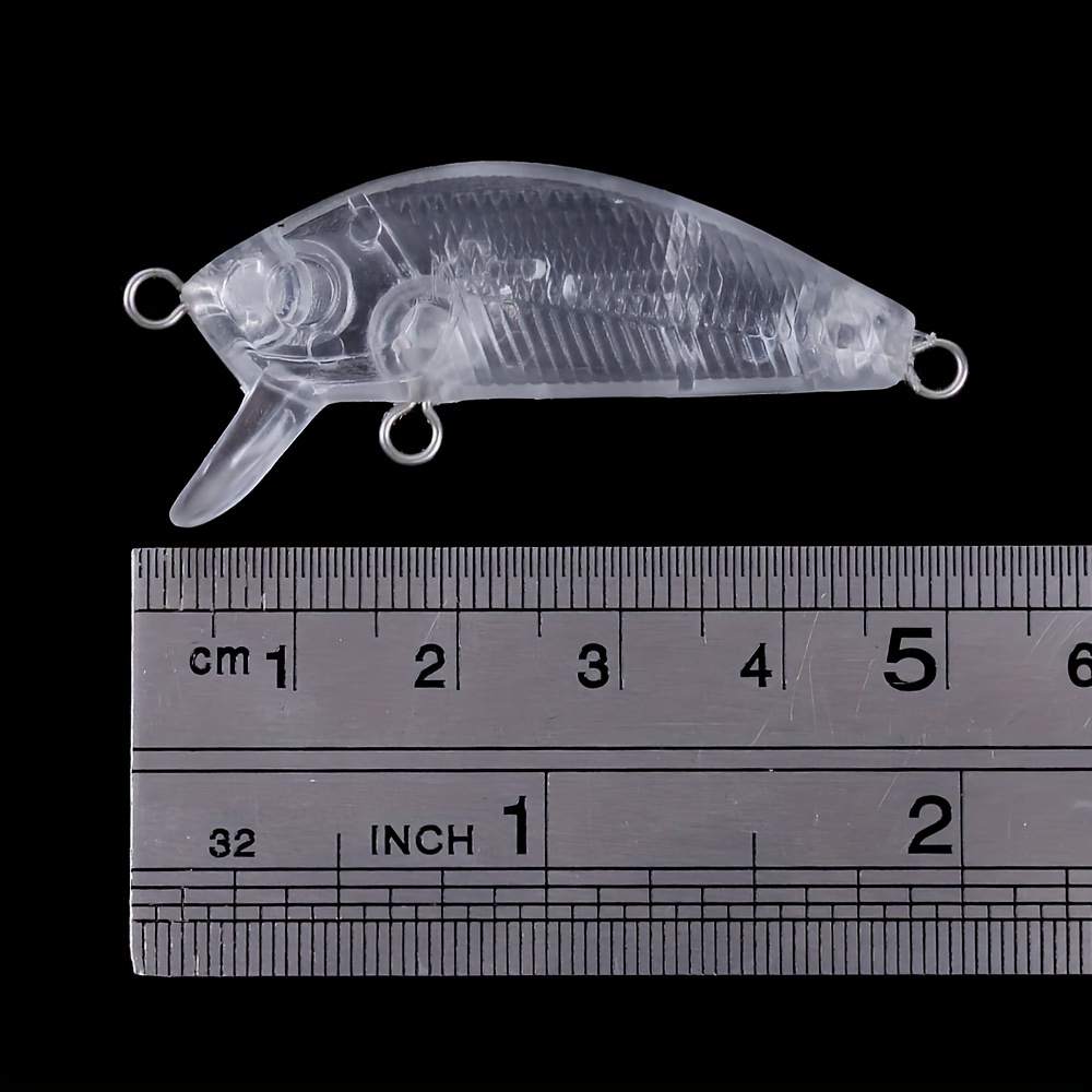 Artificial Fishing Lure Transparent Bait Blank - Temu