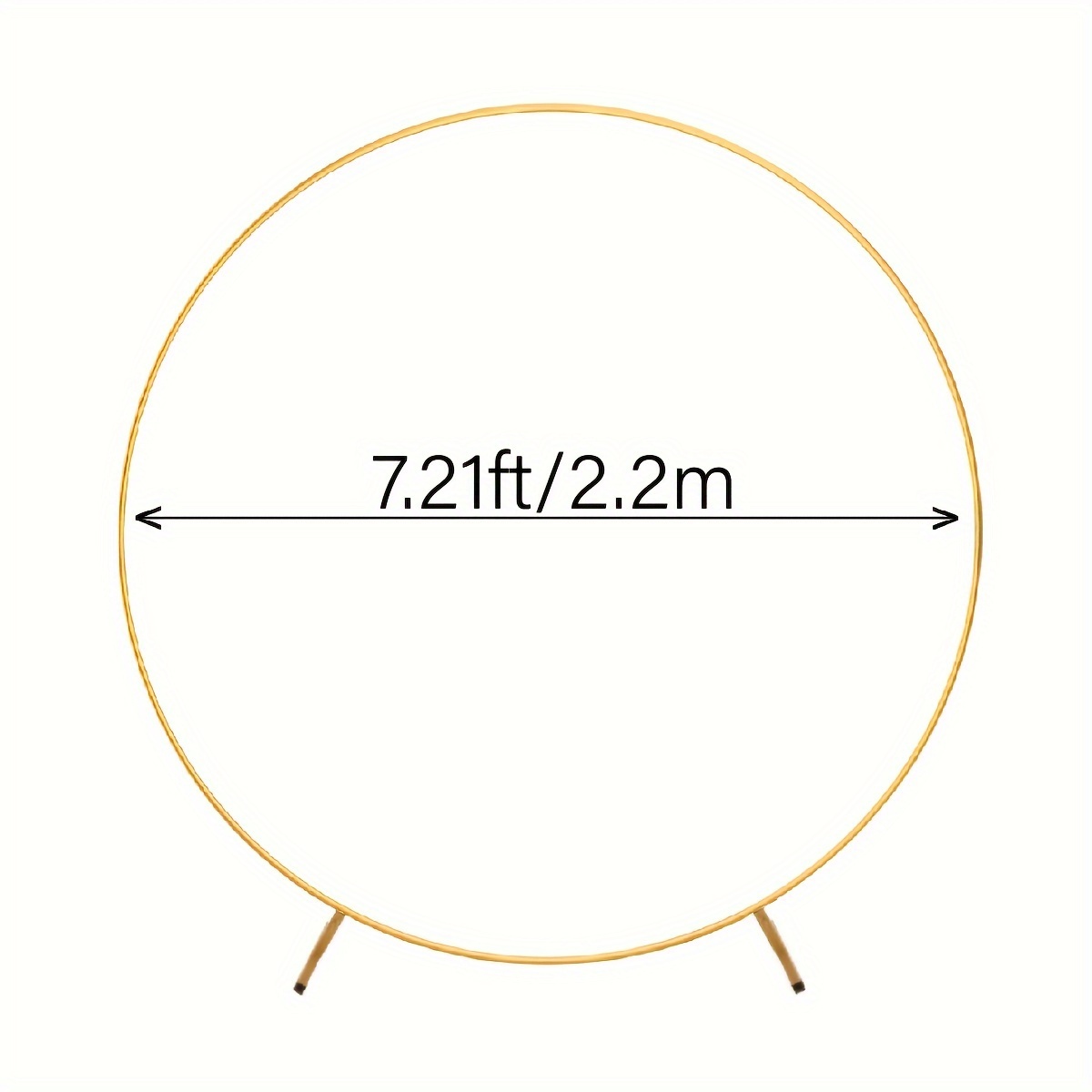 Kit de arco de globo 4.92FT Marco de círculo de globo con 2 bases