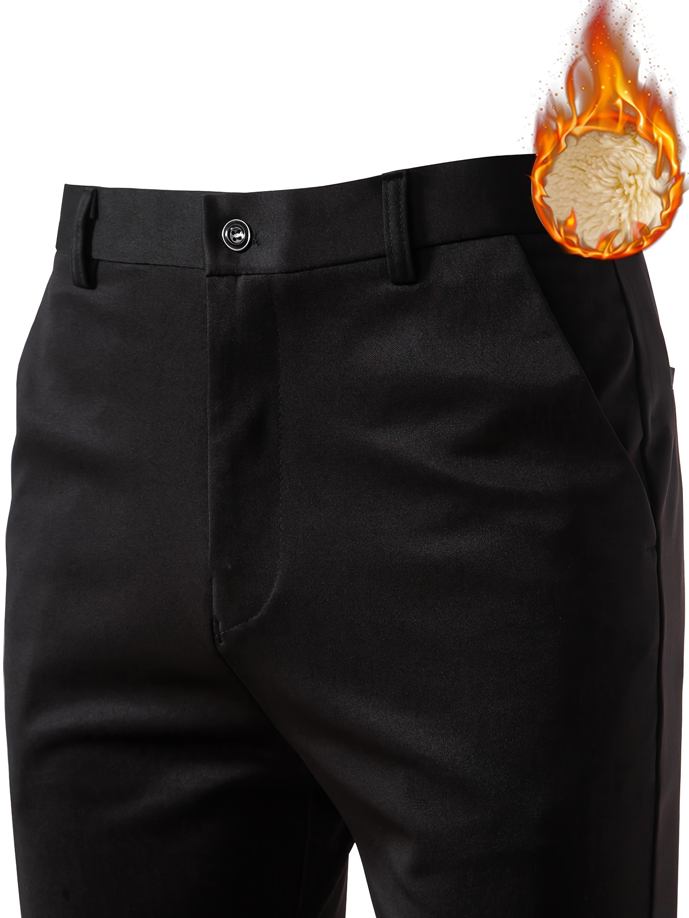 Men's Semi formal Stretch Suit Pants Fall Winter - Temu Netherlands