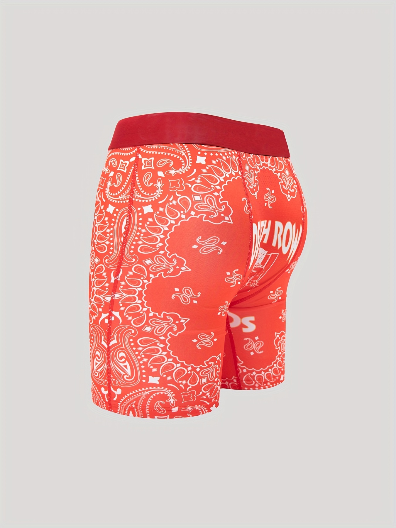 Plus Size Men's Vibrant Ethnic Print Underwear Boxer Brief - Temu