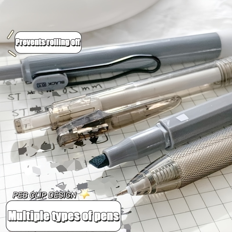 Quick drying Color Neutral Ballpoint Pens Needle Carbon Pens - Temu Qatar