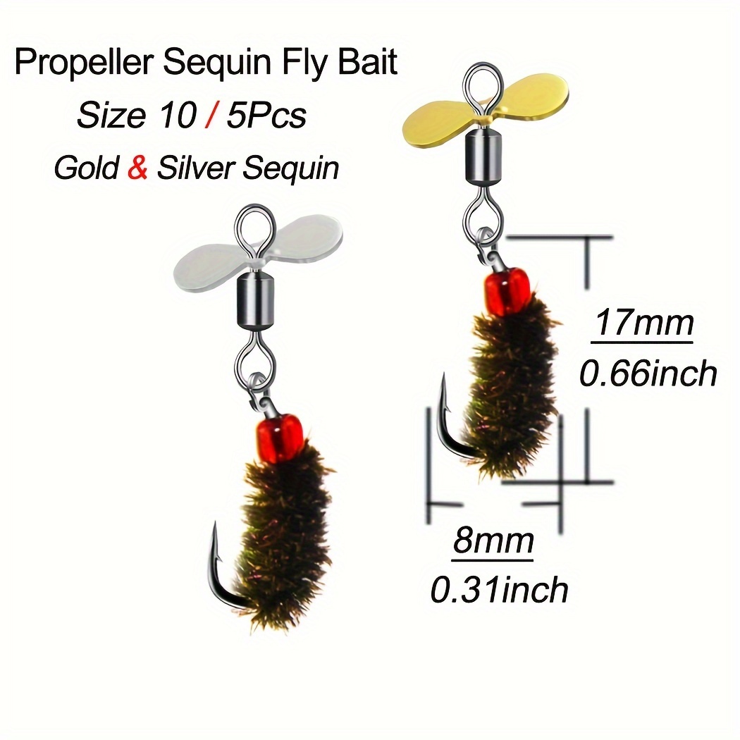 Fly Fishing Lure Spinner Baits Spoon Scud Fly Trout - Temu
