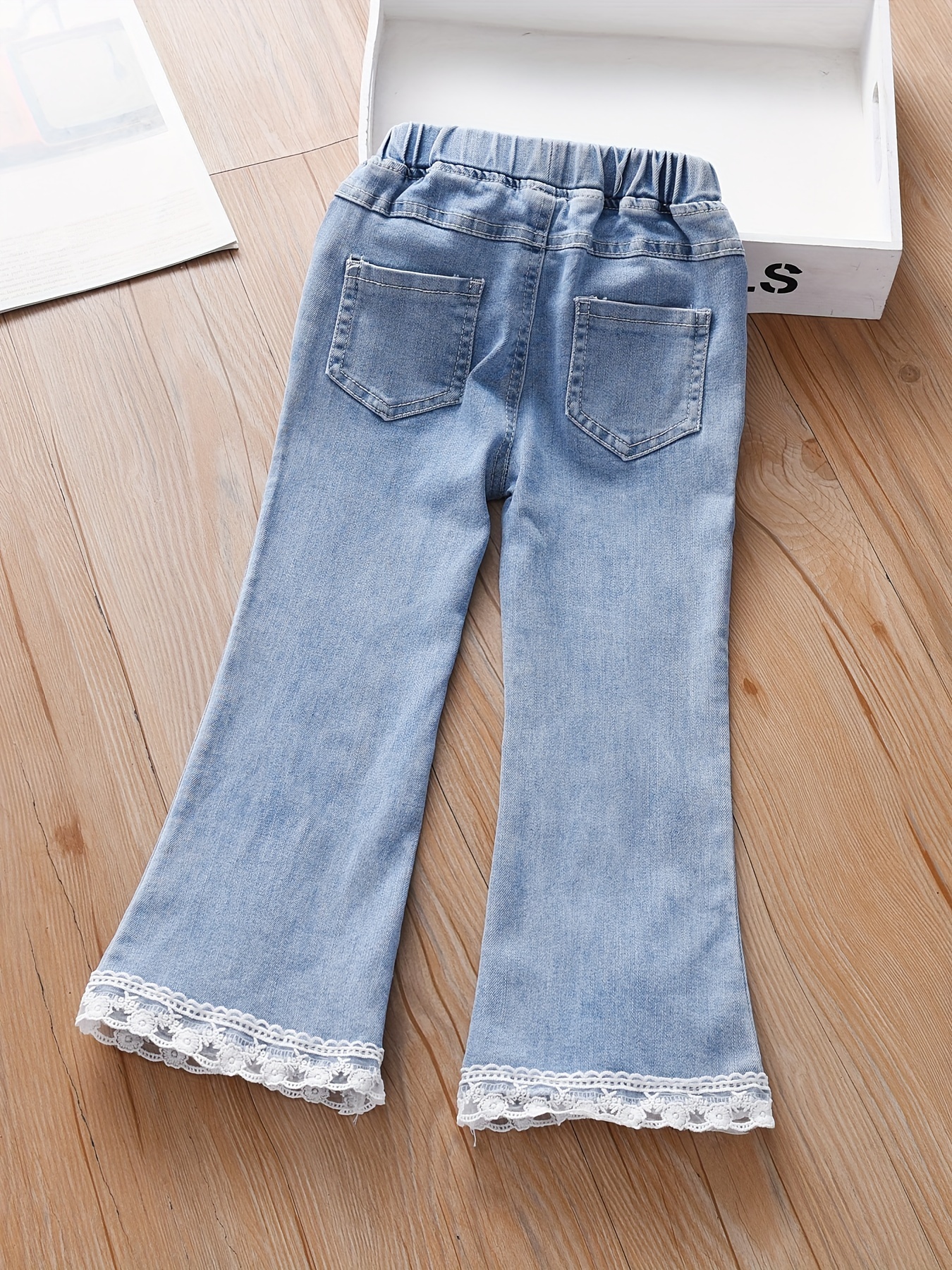Free Shipping 2023 New Fashion Women Autumn Long Flare Pants Jeans