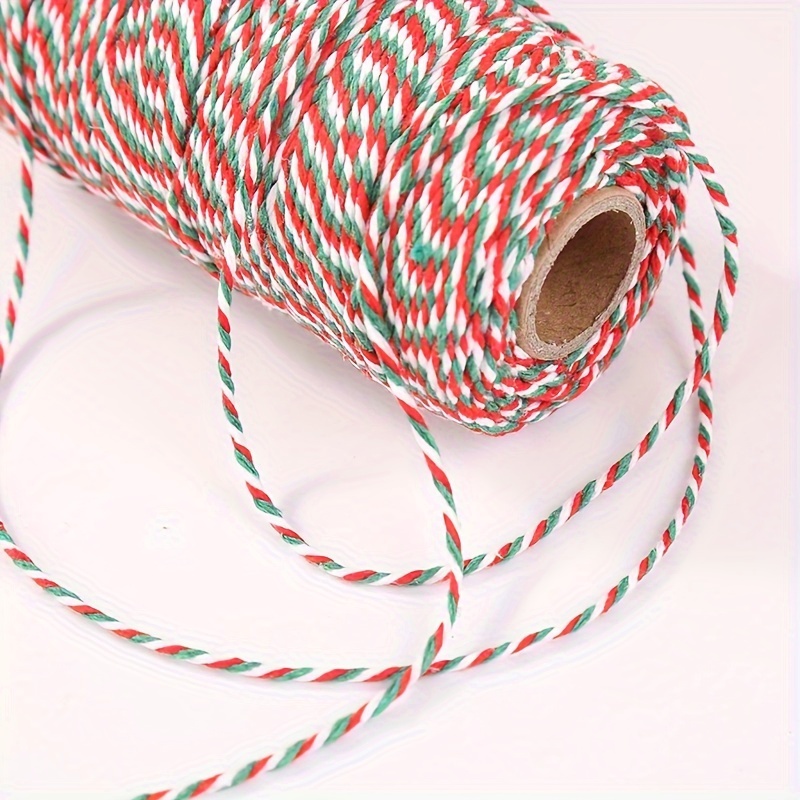Inteprter Cuerda de algodón de 100 metros y 2mm para panaderos, cuerda de algodón  para decoración del hogar, regalo de Navidad hecho a mano, embalaje Type1  NO1 Inteprter CBP144128