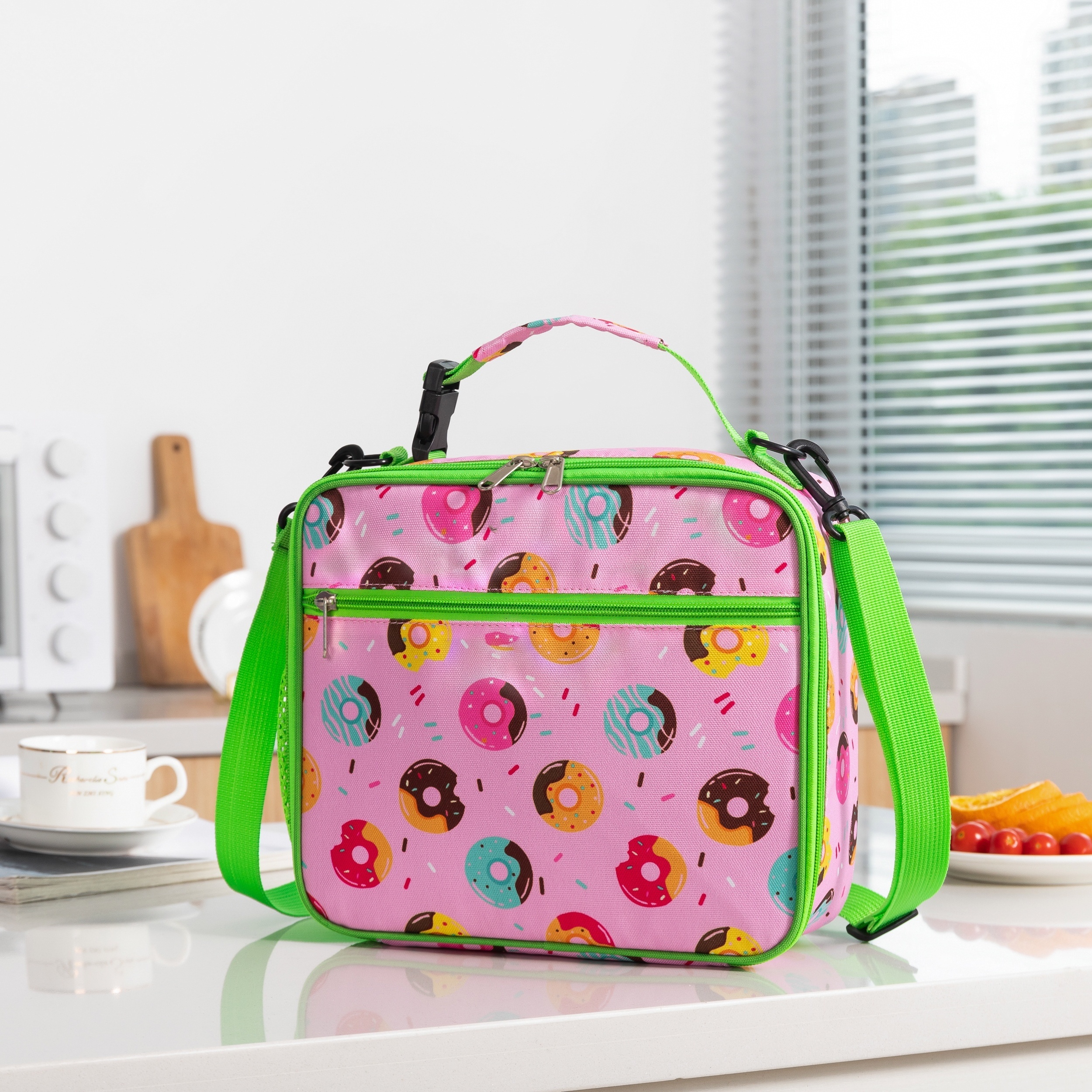Plaid Insulation Bag, Portable Lunch Bag, Lunch Box Bag, Thickened Aluminum  Film Picnic Bag, For Teenagers And Workers At School, Canteen, Back School,  For Camping Picnic And Beach, Home Kitchen Supplies 