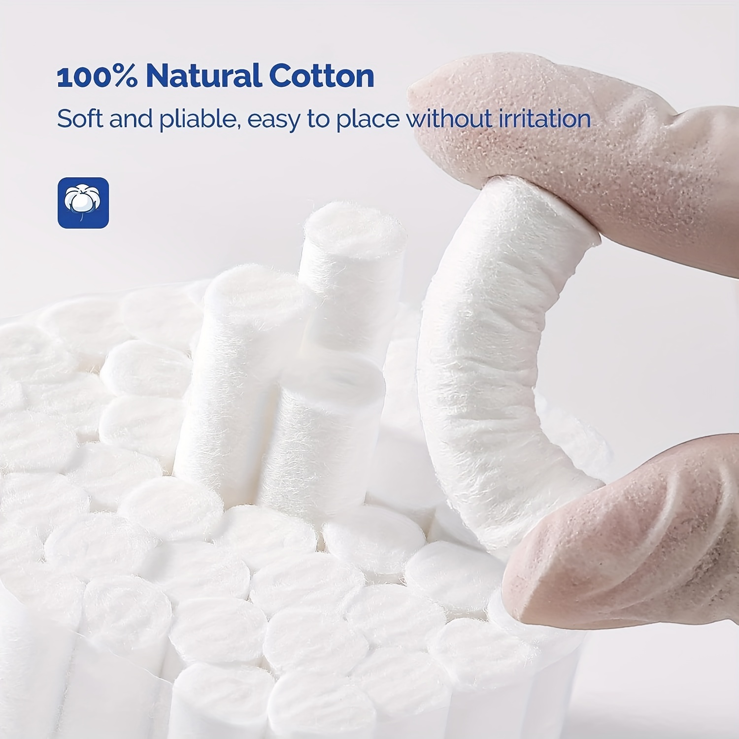 50pcs High Absorbent Cotton Rolls for Dental Use