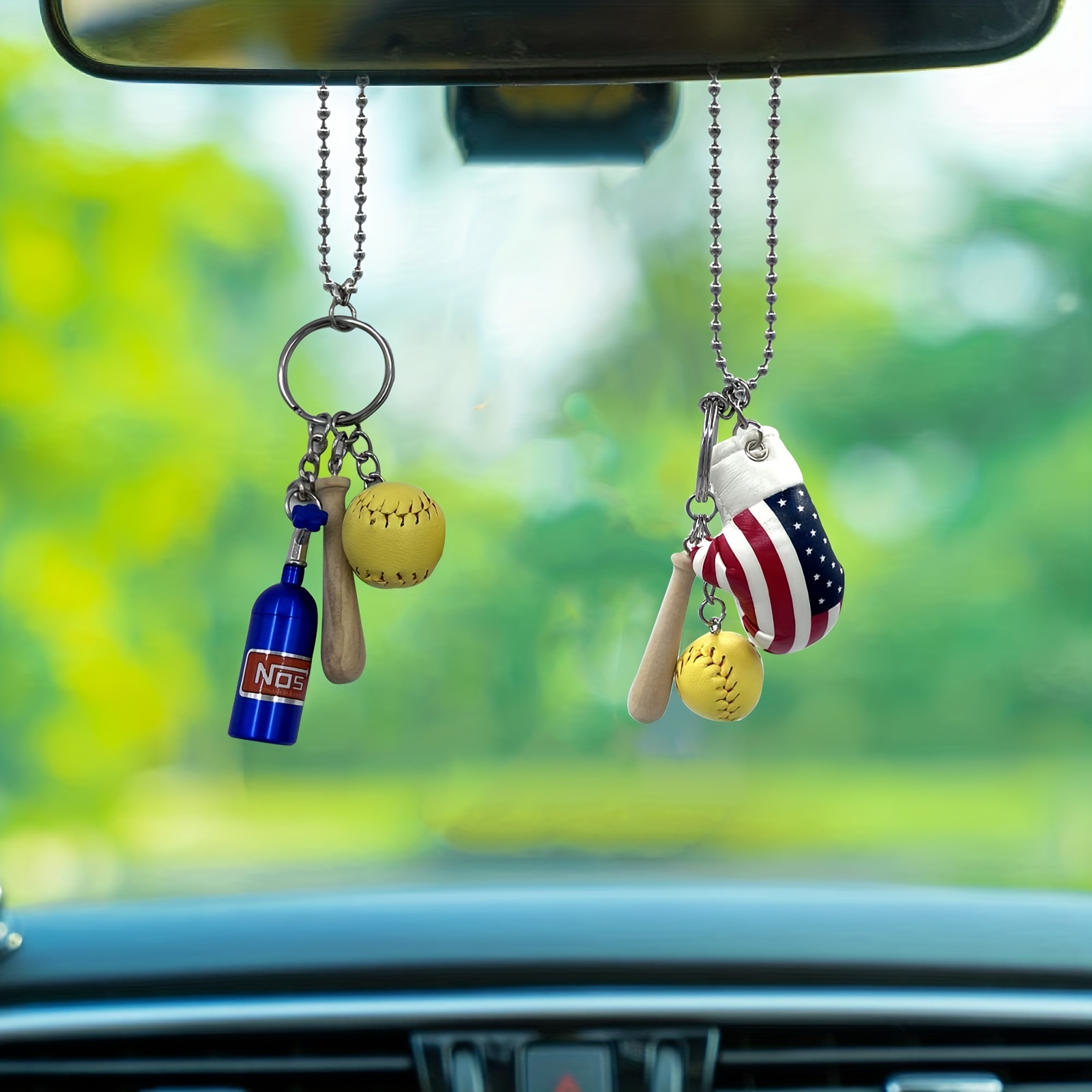 Creative Fun Baseball Key Chain Simple Car Key Chain - Temu Germany