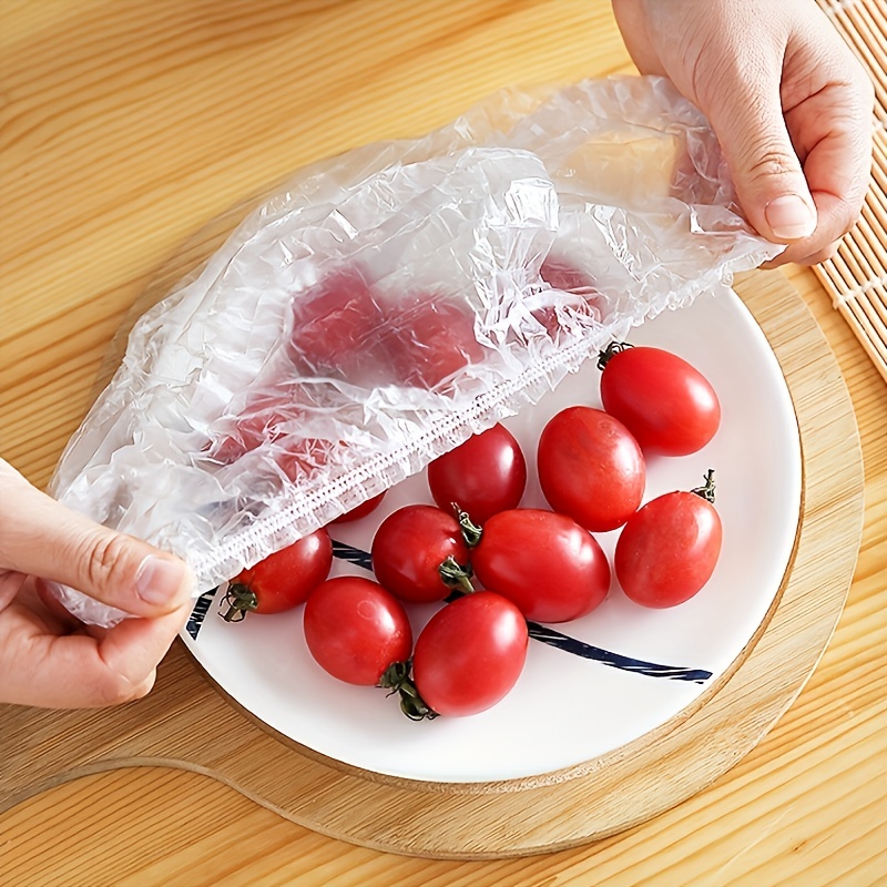 Red Plastic Bags Vest Polybag Fruit Vegetable Shopping Bag Take