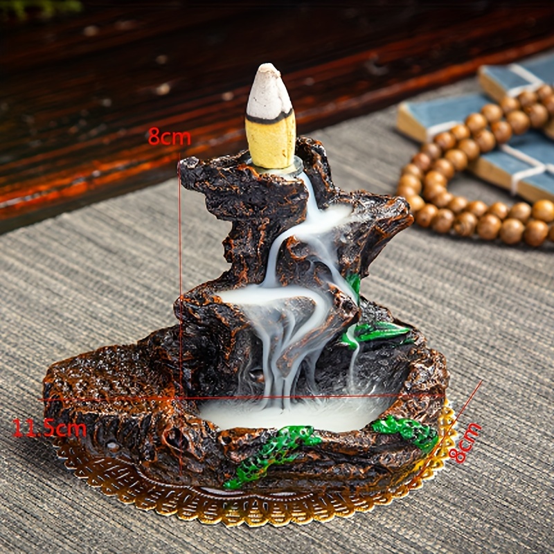 Melting Candle Incense Holder Censer With Reflux Luxury Large Smoke Incense  Burner Waterfall Quemador Incienso Home