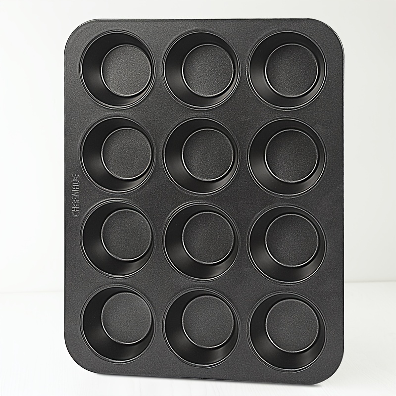 Stainless Muffin Pan Silicone Cupcake Baking Pan 6 Cup Non-Stick