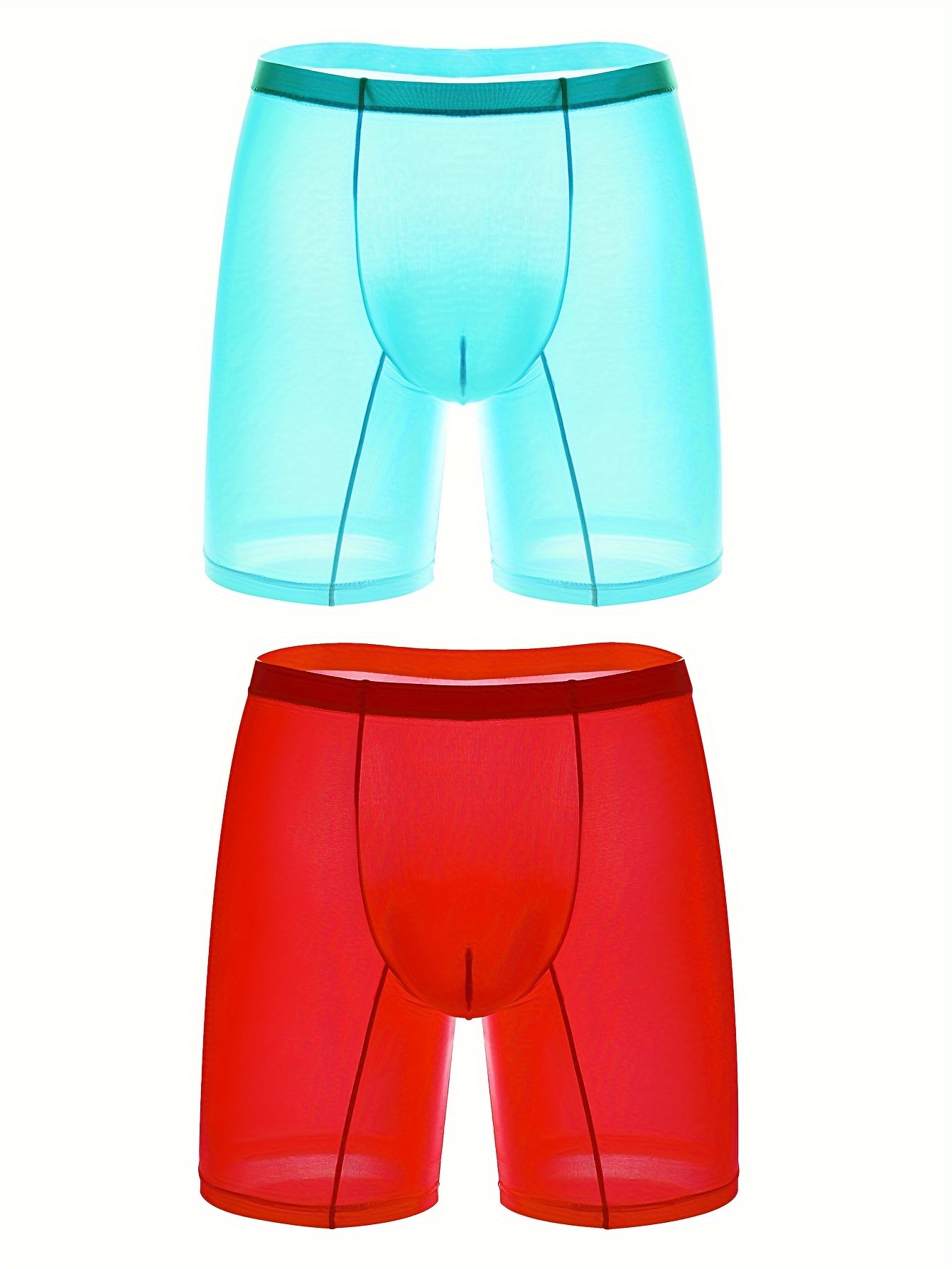 LAK 18 Men's Ice Silk Lycra Cotton Breathable Underwear Brief Boxer Trunk  shorts (Pack of 3) Multicolored_(SIZE_XL)