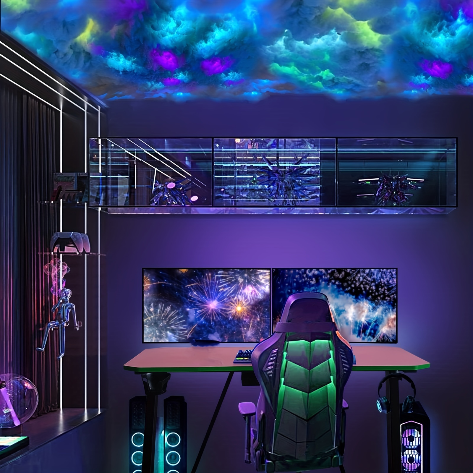 ABARROUk Déco-Desgin sur LinkedIn : #plafond #nuage #led #chambre #gaming  #decoration #deco…