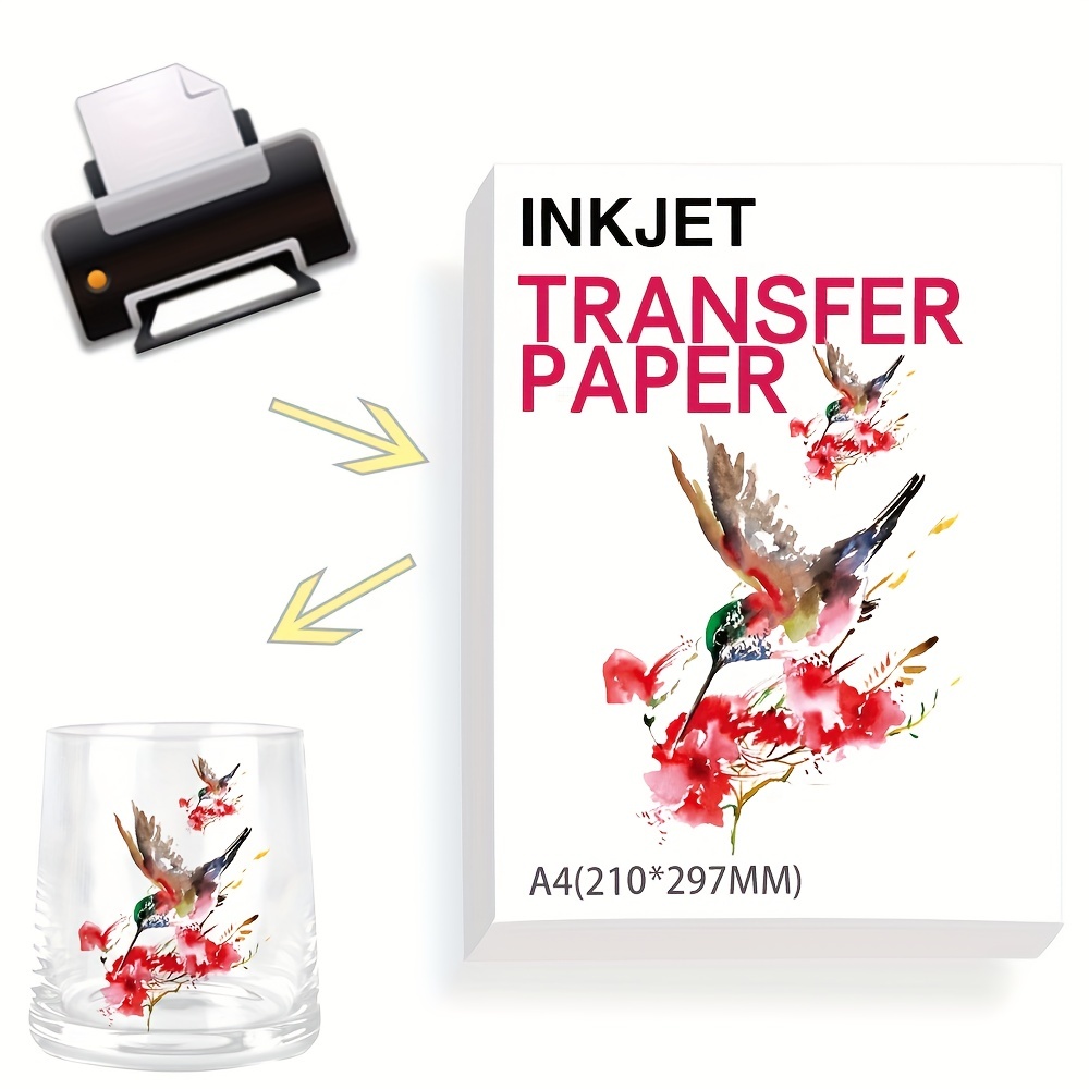 Inkjet Waterslide Decal Paper, Clear Inkjet Transfer Paper