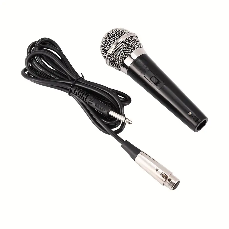 Microphone De Karaoké, Microphone Dynamique Filaire Professionnel Portable,  Voix Claire Pour La Performance Musicale Vocale Karaoké
