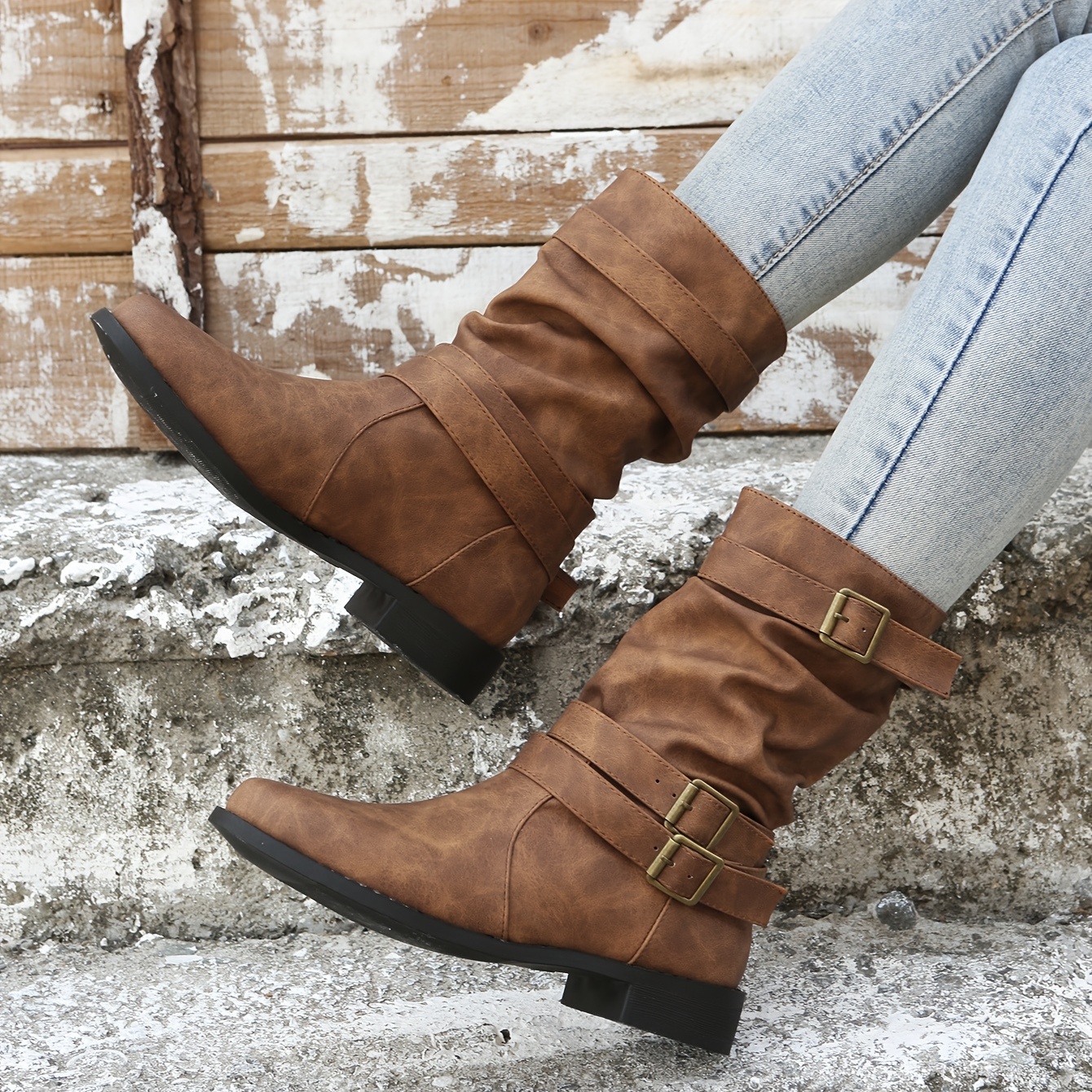 Short 2024 calf boots