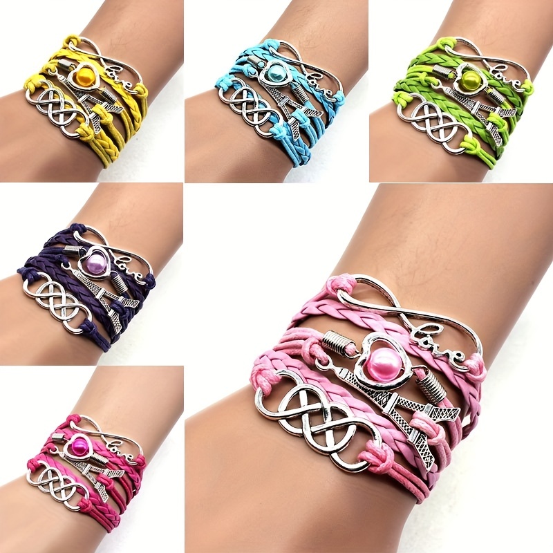 Jewellery Leather Bracelets, Fashion Pu Bracelets Women